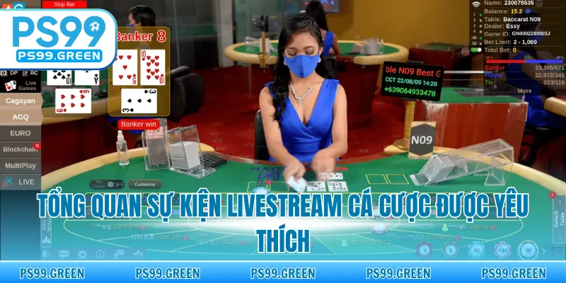 Tổng quan sự kiện livestream cá cược được yêu thích